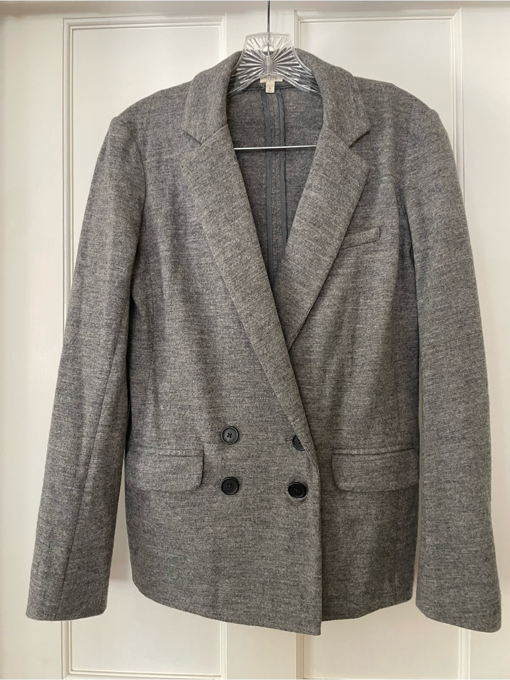 J. Crew Heather Gray Knit Jacket size 0